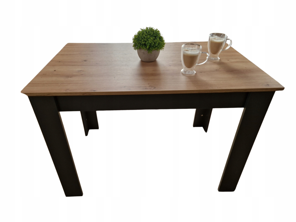STÓŁ KUCHENNY STOLIK ŁAWA DO KUCHNI 110x70 ARTISAN ANTRACYT MINIMALIZM